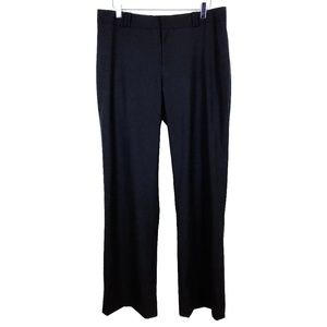Banana Republic Jackson Curvy Black Wool Pant 14 L